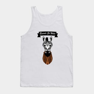 Zebra Beard Tank Top